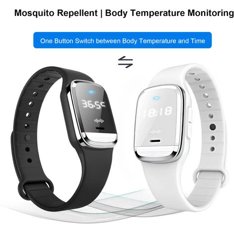 LIFCAUSAL Bracelet Anti-moustique Portable Anti-moustique Montre-bracelet Anti-moustiques Bracelet Anti-moustiques Pour Enfants Adultes, Blanc – Image 2