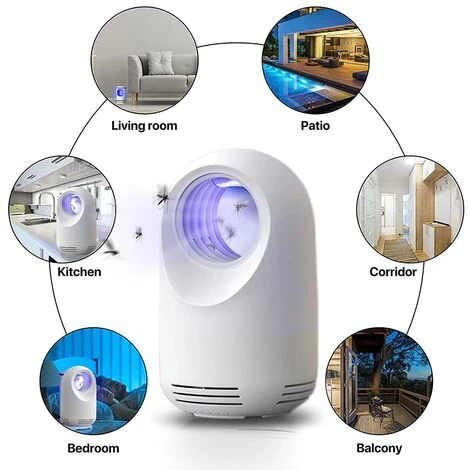 LTS FAFA Lampe Anti-Moustiques,Fly Bug Attraction ¨¦lectrique Lumi¨¨re UV Tueur D'insectes,Pi¨¨ge ¨¤ Insectes De Charge USB Tueur De Mouches Pour Cuisine, Int¨¦rieure Chambre D'enfants – Image 5