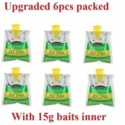 ILOVEMILAN Sac Jetable Pour Piège à Mouches Suspendu 6 Pièces