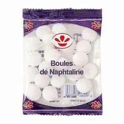 ILOVEMILAN 5 Pièces Boules De Naphtaline Blanches Non Toxiques Pour Garde-robe Enlever Les Cafards Avec Un Parfum Naturel De Haute Qualité
