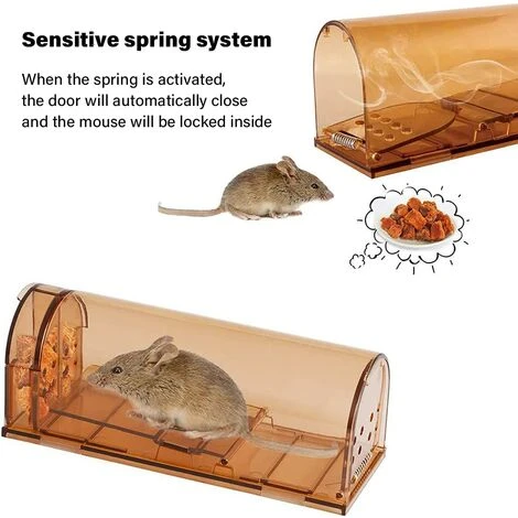 RHAFAYRE Piége é Souris Vivante Sans Cruauté - Ultrasensible - Facile é Utiliser - Pour Les Animaux Domestiques Et Les Enfants - Réutilisable – Image 3