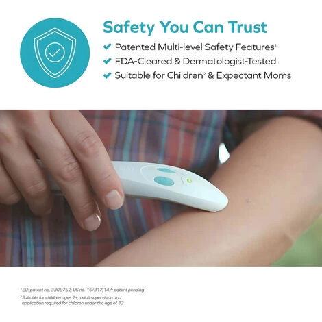 TANCYCO Soulagement Des Piqûres Et Des Piqûres D'insectes, Traitement Sans Produits Chimiques, Testé Par Des Dermatologues. Soulagement Rapide Des Symptômes, Réduit La Douleur Et Les Démangeaisons, Sans Odeur Ni Résidu – Image 2