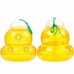 Cisea Piège à Guêpes/Piège à Frelons à Suspendre (Lot De 2) - Solution Naturelle Et Ecologique Anti Guêpe (Piège)