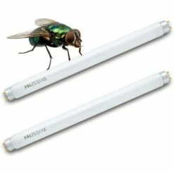 JUNJUN-FSL T8 F10W BL Ampoule De Rechange Pour Lampe Tue Mouche, Tube UV De 34.5cm Pour La Tueur De Moustique/Tueur Insecte De 20W(2 Pièces)