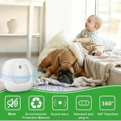 NAXUNNN Lot De 2 Prises Anti-moustiques à Ultrasons Sans Odeur Et Non Toxique, Anti-moustiques, Insectes Rongeurs, Fourmis, Souris, Grattoirs, Araignées Blanc. – Image 5