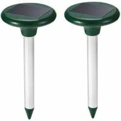 LLOVE Solar Mole Repellent Snake Repellent Solar Anti-Mole Ultrasonic Repellent Animal Mouse Repellent For Garden Law Outdoor