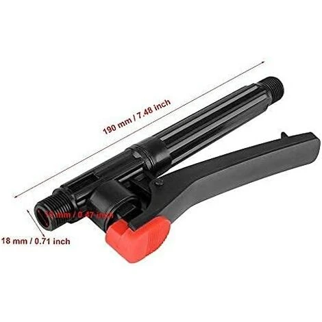 LITZEE Poignée De Pulvérisateur De Gâchette, Poignée De Pistolet De Pulvérisation Pour Le Pulvérisateur De Lance Jardin Tuyau Pulvérisateur Assemblée Accessoire Pour Jardin Mauvaises Herbes Arrosage â Image 2