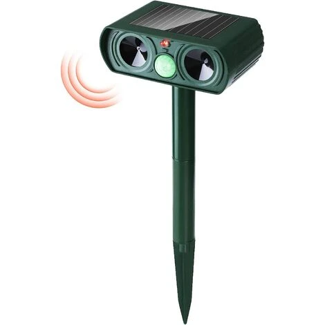 OSQI Répulsif Solaire Pour Animaux De Compagnie Répulsif à Ultrasons Pour Chat étanche Extérieur Répulsif à Ultrasons Pour Chats Jardins Fermes Sorties Sans Bruit