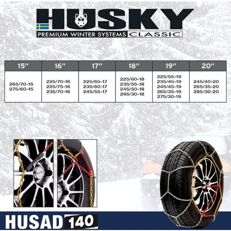 SUMEX Chaines Neige Manuelle 9mm HUSKY ADVANCE Taille 140 – Image 4