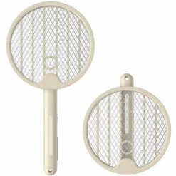 THSINDE Raquette électrique Rechargeable USB, Tueur De Moustiques électrique Pliable, Pagaie électrique Avec Maille Triple Couche, Répulsif électrique Contre Les Moustiques Pour L'extérieur Et L'intérieur