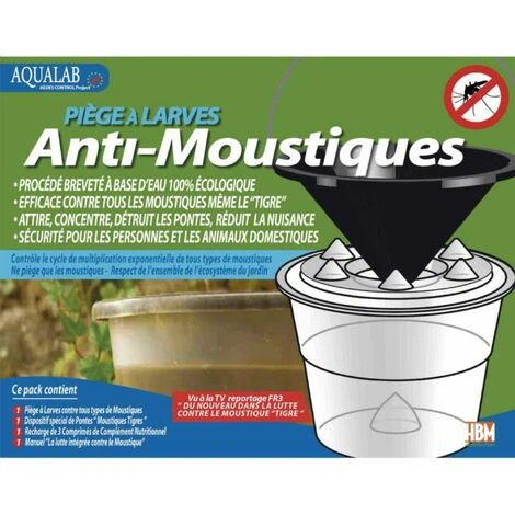 HBM ANTI-MOUSTIQUES Piege à Larves Anti Moustiques Aqualab – Image 2