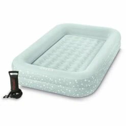 Matelas Gonflable Pour Enfant Avec Pompe Intégrée - Intex - Beige