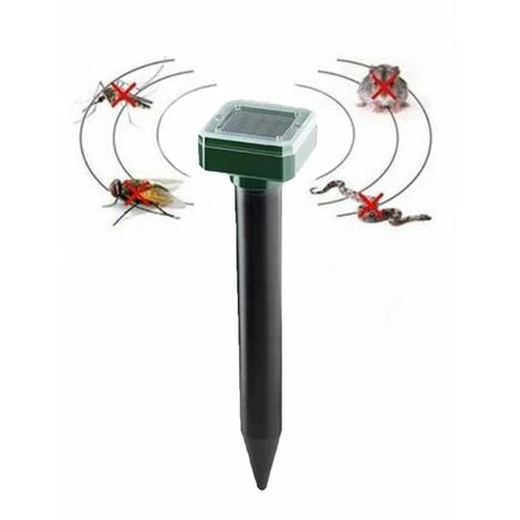 SATENCO M3000 REPOUSSE SERPENTS ET RONGEURS REPULSIF SOLAIRE A VIBRATIONS ECOLOGIQUE