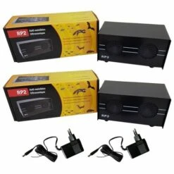 SATENCO LOT 2 X RP2 Répulsif Ultrasons Anti Rongeurs Rats Souris Chauve Souris Puces Tiques Araignées Sur 325m2
