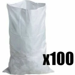 DULARY Sac à Gravats Tissé Résistance 60 Kg (x100)