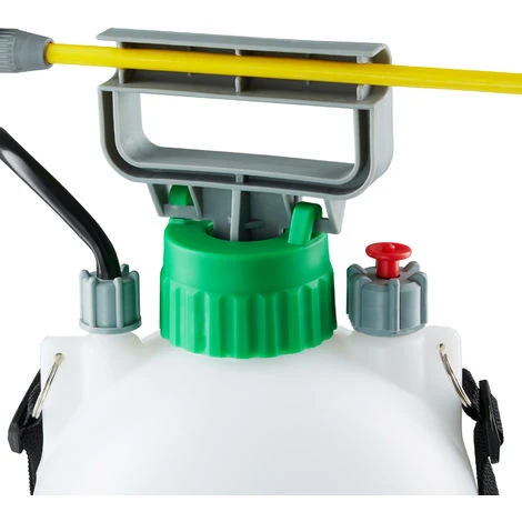 TECTAKE Pulvérisateur De Jardin, Pulvérisateur à Pression Capacité 5 L - Blanc â Image 3