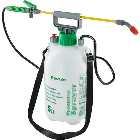 TECTAKE Pulvérisateur De Jardin, Pulvérisateur à Pression Capacité 5 L - Blanc â Image 5