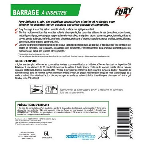 FURY - Insecticide 5 L – Image 2